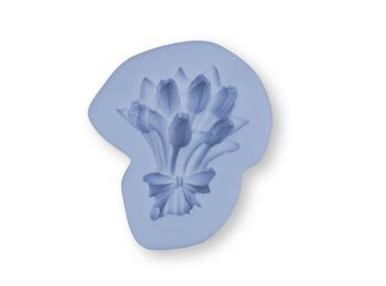 Tulipán csokor szilikon fondant forma