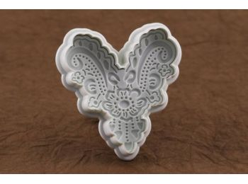 Csipkeszív fondant kiszúró