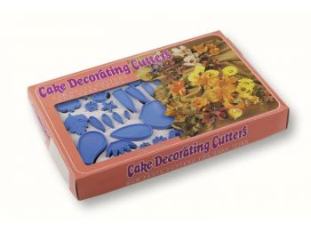 Hatalmas fondant kiszúró készlet tortadíszítéshez