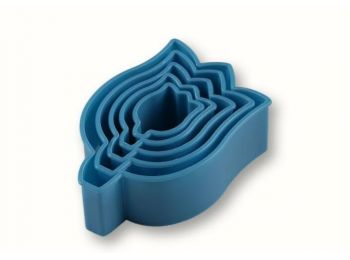 Tulipán alakú 5 részes műanyag süti kiszúró