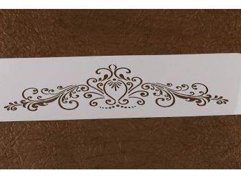 Inda mintás torta stencil