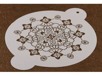 Mandala mintás torta stencil