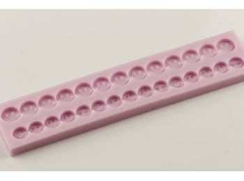 Smiley sor szilikon fondant forma