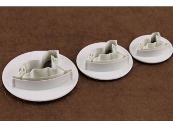 Hintaló fondant kiszúró 3 db