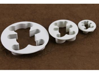 Teddy maci fondant kiszúró készlet 3 részes