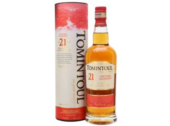 Tomintoul 21 years whisky dd. 0,7L 40%