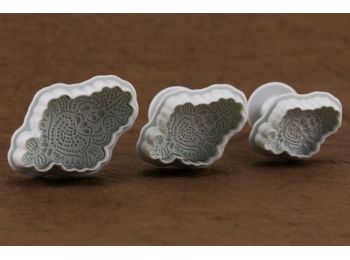 Csipke mintás marcipán kiszúró 3 részes