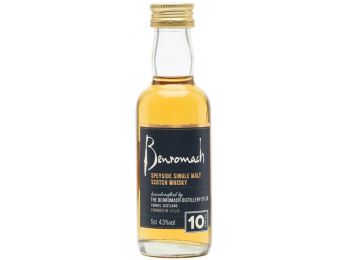 Benromach 10 years whisky mini 0,05L 43%