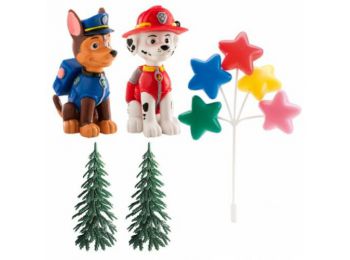 Műanyag Mancs őrjárat tortadíszítő szett