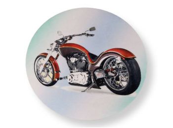 Piros chopper motor tortaostya