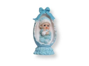 Kosaras keresztelői tortadísz (kisfiú)