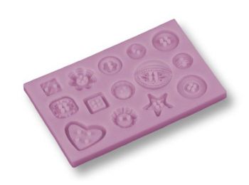 Gombok szilikon fondant forma (14-es)