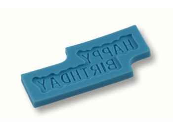 Happy Birthday felirat készítő szilikon fondant formázó