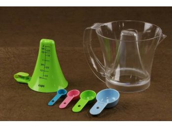 Mérőkancsó és mérőkanál szett