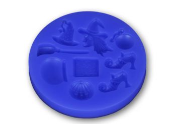 Boszorkány szilikon fondant forma