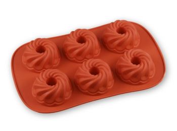 6 adagos szilikon minikuglóf forma Tescoma Delicia Silicon 