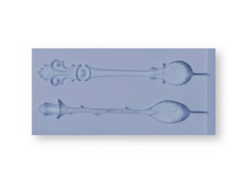 Díszes kanalak szilikon formázó