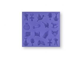 Apró baba kellékek szilikon fondant forma