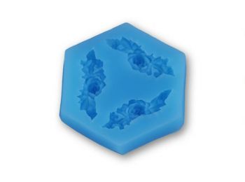 Kis tearózsák szilikon fondant formázó