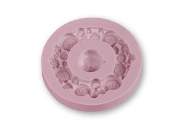 Babafej és gombok szilikon fondant formázó
