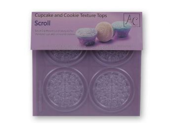 12 db (3 -féle) kör alakú mandala fondant mintázó muffi