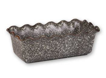 Kőhatású kerámia püspökkenyér forma