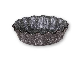 17 cm-es kőhatású kerámia kerek piteforma