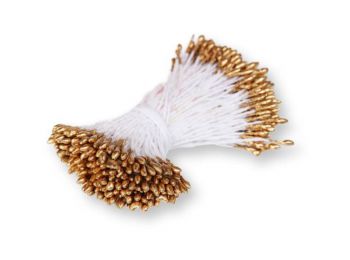 200 szál arany virág porzó tortadíszítéshez 0,1 cm