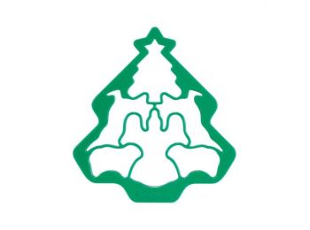 Karácsonyi mézeskalács kiszúró rács angyal, rénszarva