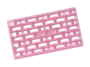 Kosárfonás fondant mintázó rács