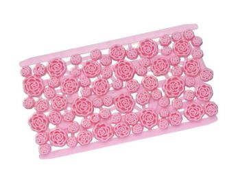 Rózsafejek fondant mintázó rács
