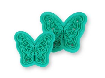 Élethű pillangó fondant mintázó