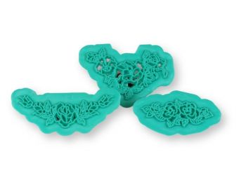 Barokk virágok fondant mintázó