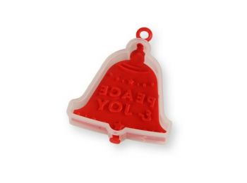 Karácsonyi harang alakú sütemény kiszúró és mintázó