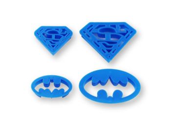 Szuperhősök (Superman és Batman) fondant és sütemény k