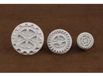 Fogaskerekek rugós fondant kiszúró készlet