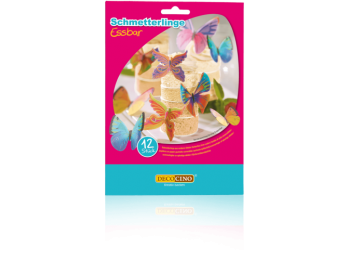 DecoCino ehető ostya pillangó 12 db