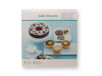 8 -féle virágos torta sablon