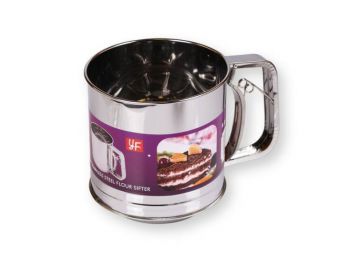 12 cm átmérőjű rugós Fém porcukorszóró