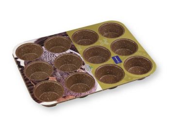 Korkmaz 12 adagos tapadásmentes muffin sütő