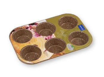 Korkmaz 6 adagos tapadásmentes muffin sütőforma