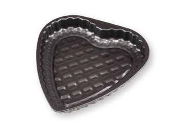 Rácsos szív alakú piteforma