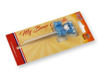 Kék maci szülinapi gyertya