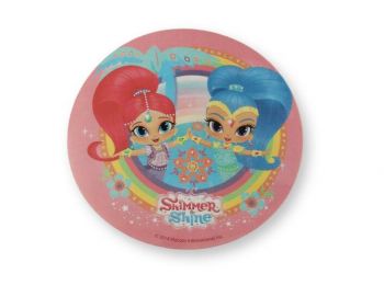 Szivárványos Shimmer és Shine tortaostya