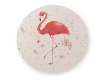 Rózsaszín flamingó tortaostya