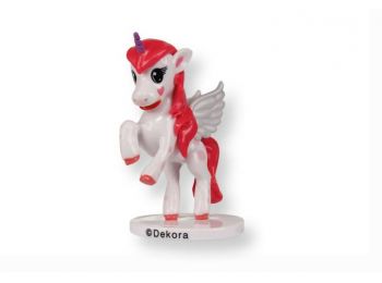 Unikornis tortadísz (műanyag)