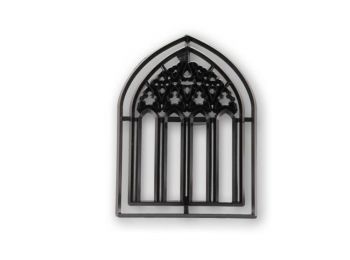 Díszes ablak patchwork fondant kiszúró