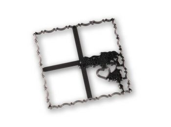 Díszes négyzet patchwork fondant kiszúró