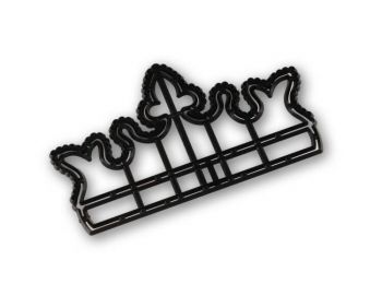 Korona patchwork fondant kiszúró