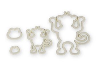 Majmok fondant kiszúró készlet